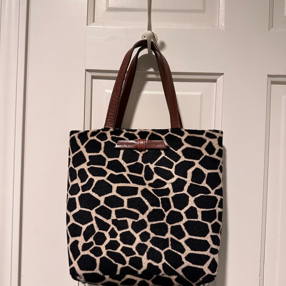 Vintage Kate Spade New York 90’s Giraffe Print Designer Handbag